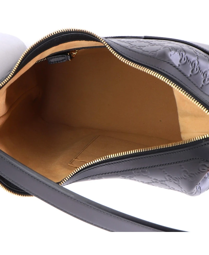 Pre-Owned Gucci Linea A Hobo Guccissima Leather