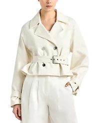 Derek Lam 10 Crosby Women's Renata Cropped Trench Jacket