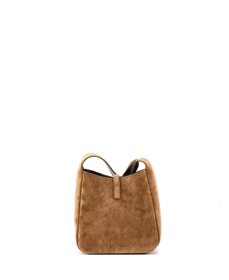 Pre-Owned Saint Laurent Baby Le 5 a 7 Supple Hobo Suede