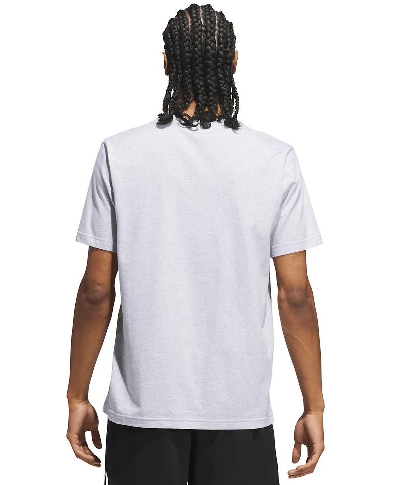 adidas Men's Basketball Collegiate Graphic Crewneck T-Shirt