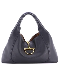 Pre-Owned Gucci Maxi Softbit Hobo Leather