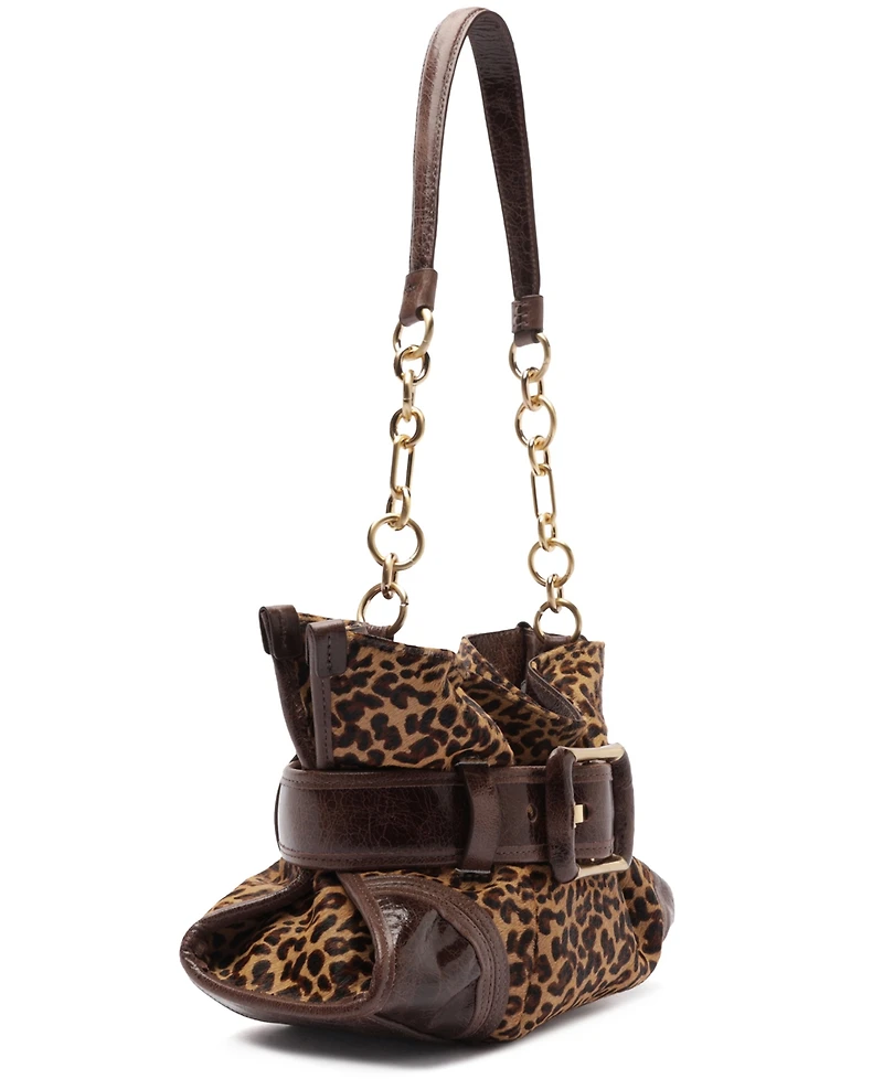 Arezzo Riley Small Leather Patterned Shoulder Handbag