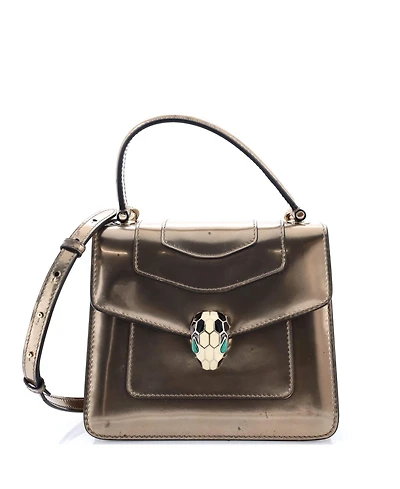 Pre-Owned Bvlgari Small Serpenti Top Handle Bag Patent