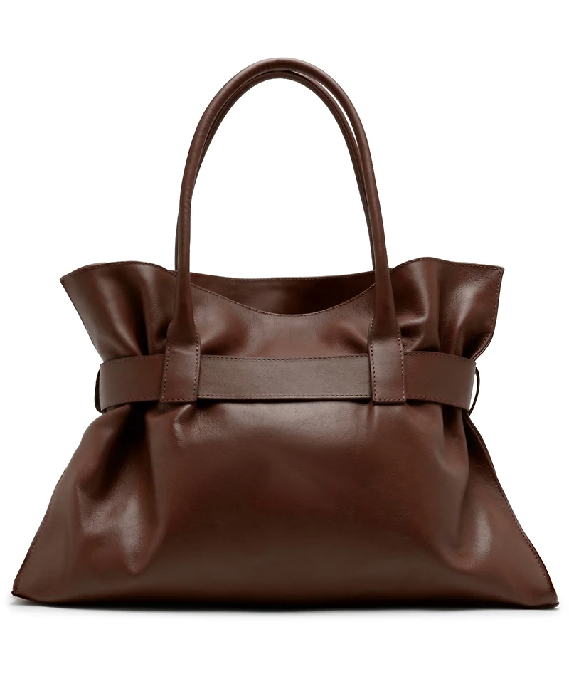 Arezzo Rivera Extra-Large Leather Shopping Handbag