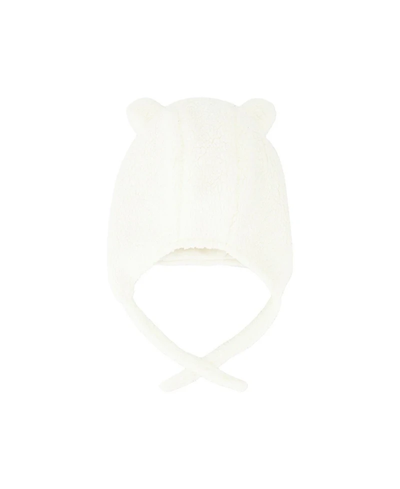 Deux par Baby Unisex Winter Sherpa Hat with Ear Flaps and Ears