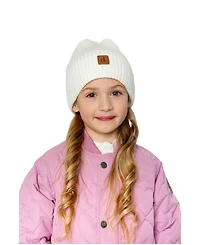 Deux par Deux Little and Big Unisex Ribbed Knit Hat