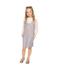 Deux par Toddler Girl's (2T-5T) Brushed Rib Mock Neck Top