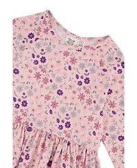 Deux par Little and Big Girl 6-12 Long Sleeve Dress Print Daisies