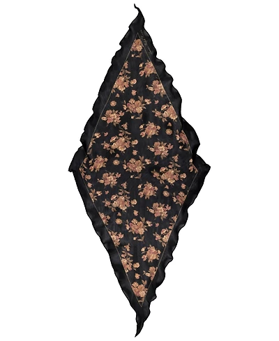 Lauren Ralph Floral Large Diamond Scarf