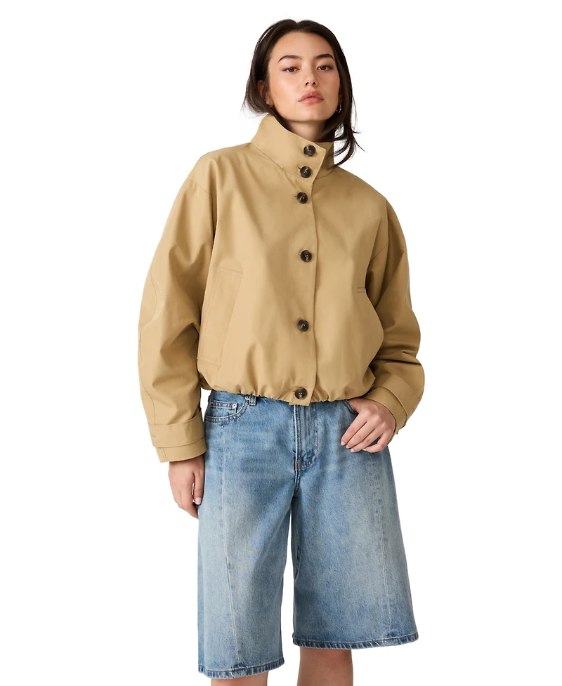 Steve Madden Women's Fayden Button-Front Jacket