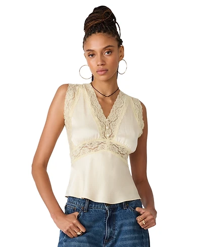 Steve Madden Women's Elinor V-Neck Sleeveless Top
