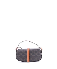 Pre-Owned Celine Tabou Clutch with Strap Triomphe Coated Canvas