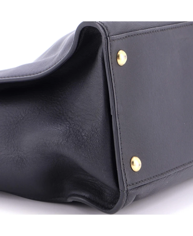 Pre-Owned Fendi Large Peekaboo Bag Rigid Leather