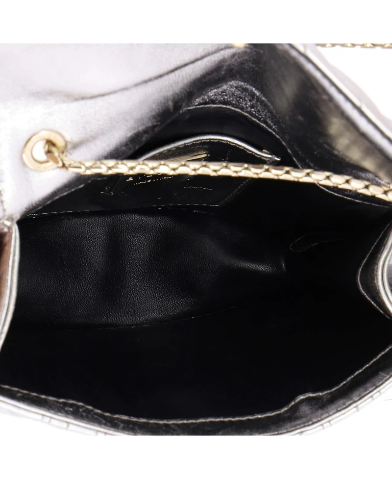 Pre-Owned Bvlgari Small Serpenti Forever Square Shoulder Bag Quilted Leather