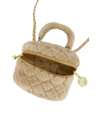Deux par Deux Little and Big Girl Faux Fur Small Bag