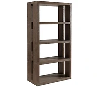 Bernhardt Outline 78" Textured Wood Finished Etagere