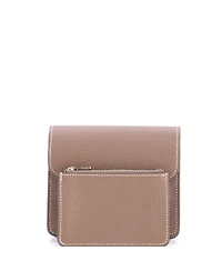 Pre-Owned HERMES Roulis Slim Wallet Chevre Mysore