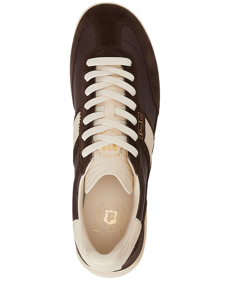 Polo Ralph Lauren Men's Low Top Round Toe Varick Sneakers