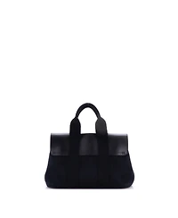 Pre-Owned HERMES Pm Valparaiso Bag Toile and Leather