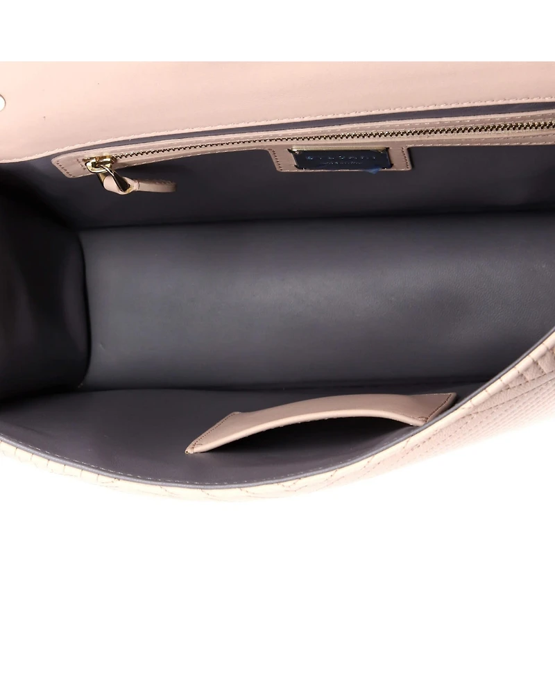 Pre-Owned Bvlgari Medium Serpenti Forever Shoulder Bag Quilted Leather