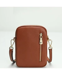 Susu Pebbled Leather Top Handle Satchel Bag Convertible Medium Size Soft Crossbody Purse