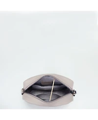 Susu Avery Pebble Leather Camera Bag Structured Crossbody Purse with Wide Strap
