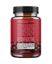 Nature's Craft Tart Cherry Capsules, Advanced Uric Acid Cleanse and Joint Support Supplement, Nature's Craft