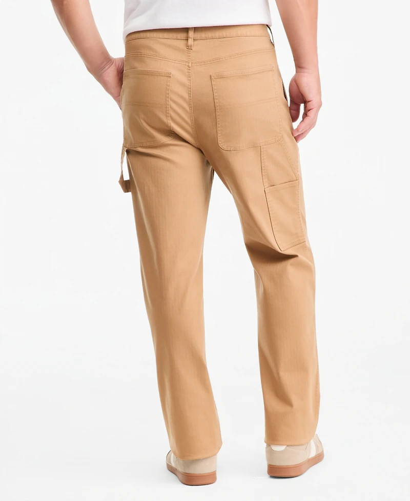 Sun + Stone Men's Duke Straight-Leg Carpenter Pants, Macy's Exclusive