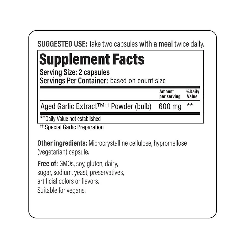Kyolic Aged Garlic Extract Formula 300, Cardiovascular Health
