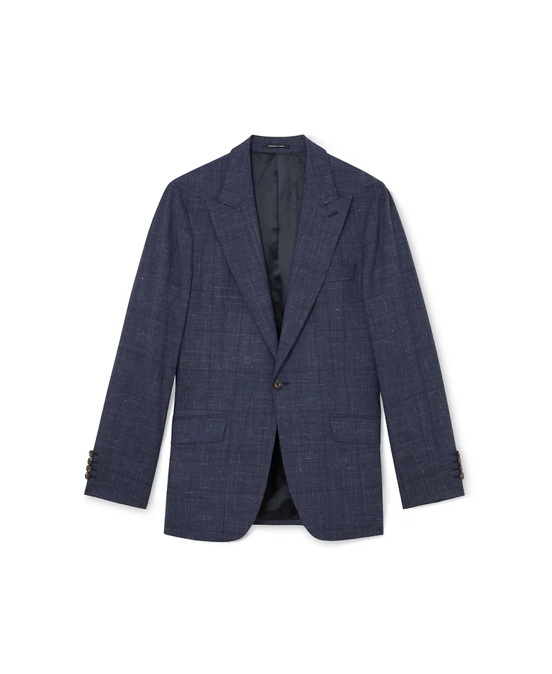 Reiss Men's Penso Wool-Blend Check Single-Breasted Classic-Fit Suit Blazer