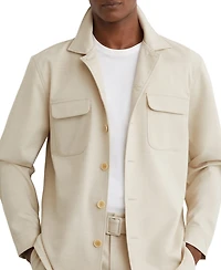 Reiss Men's Peshi Twin-Pocket Button-Through Overshirt