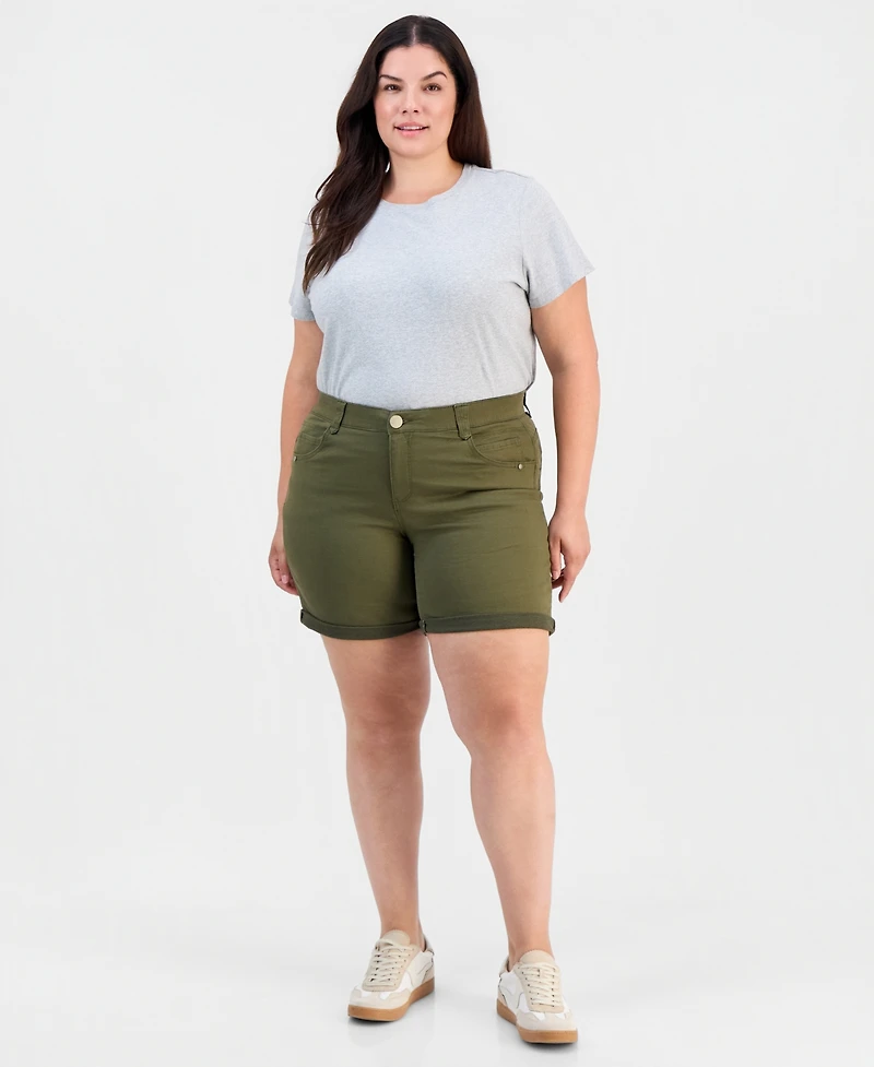 Democracy Trendy Plus AbSolution Mid-Rise Shorts