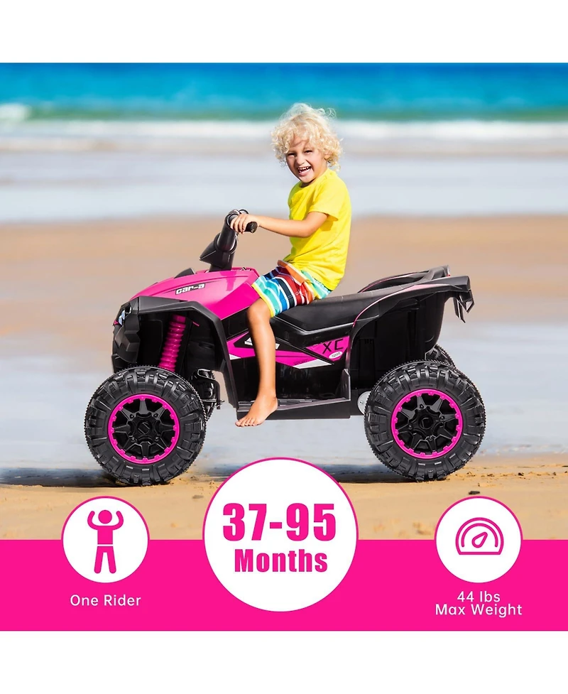 homfan 12V Electric Ride-On Quad Bike Atv