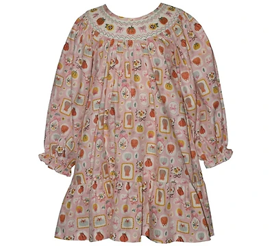 Bonnie Jean Girls' 2T-6X Long-Sleeve Dress