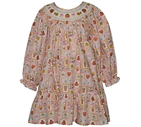 Bonnie Jean Girls' 2T-6X Long-Sleeve Dress