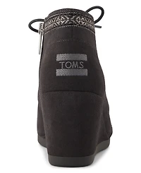 Toms Women's Desert Wedge Plus Lace-Up Booties