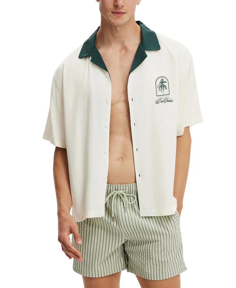 Cotton On Men's Swim Strech Pull-On Shorts