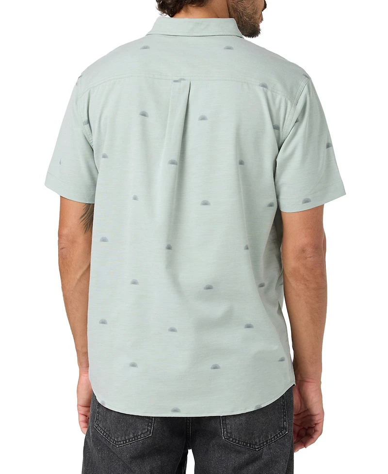 O'Neill Men's Button-Up Collared Print Shirt