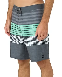 O'Neill Men's Hyperfreak Heat Striped Swim Boardshorts