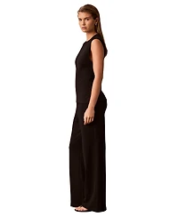 Calvin Klein Women's Side Ruched Sleeveless T-Shirt