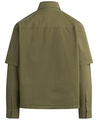 Hudson Jeans Men's Our Rex Layered Martini Classic Collar Shirt