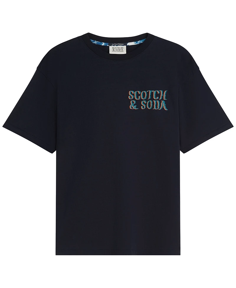 Scotch & Soda Men's Artwork Regular-Fit T-Shirt