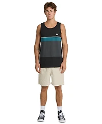 Quiksilver Men's Tijuana Striped Cotton Tank Top