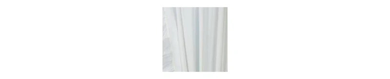 Ellis Curtain 2-Piece Ruffled Priscilla Window Curtain Panel Pair with ties