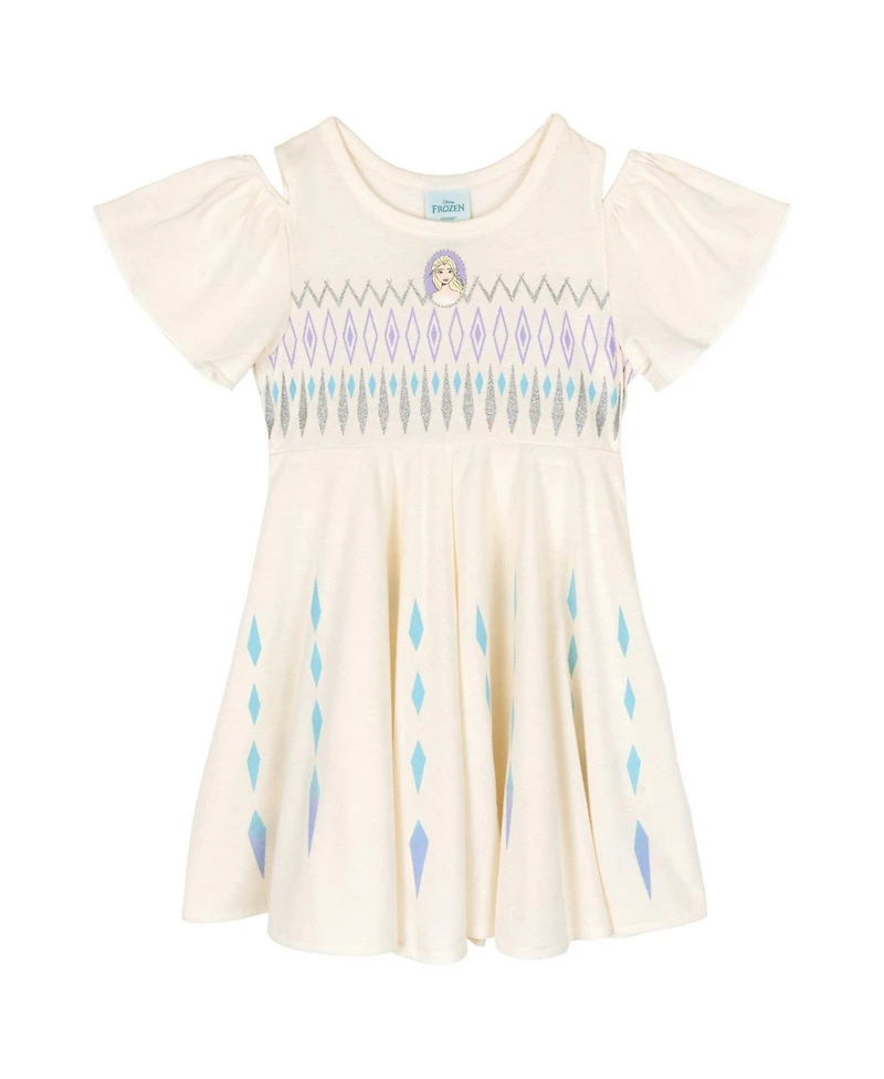 Frozen Toddler Girl's (2T-4T) Cosplay Short Sleeve Dress