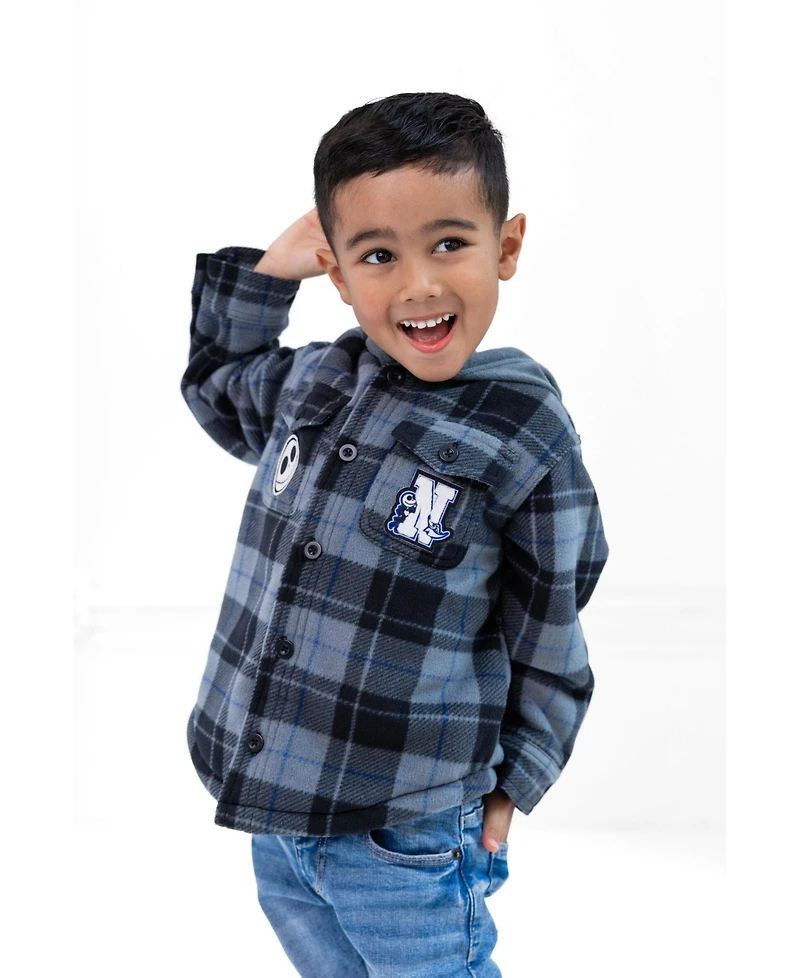 Nightmare Before Christmas Toddler Boys (3T - 5T) Hooded Shacket