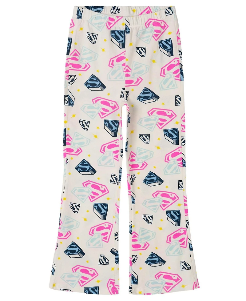 Justice League Toddler Girls Supergirl 2-Piece Tee and Flare Leggings Set