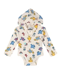 Sesame Street Baby Boys' ( new born to 24 M ) Cosplay 3-Pack Hooded Bodysuits