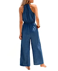 Cupshe Women's High Hopes Blue Jumpsuit