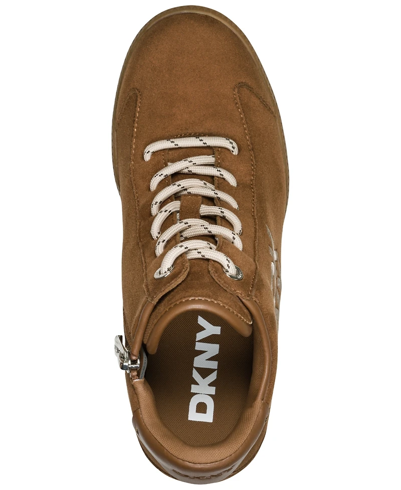 Dkny Women's Sammy Lace-Up Wedge Sneakers